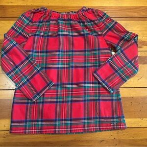 Sz6 Vineyard Vines Plaid Holiday Shirt/Tunic